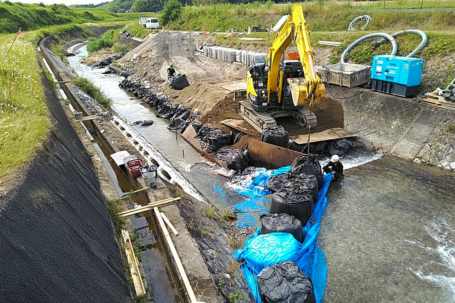 河川災害復旧工事